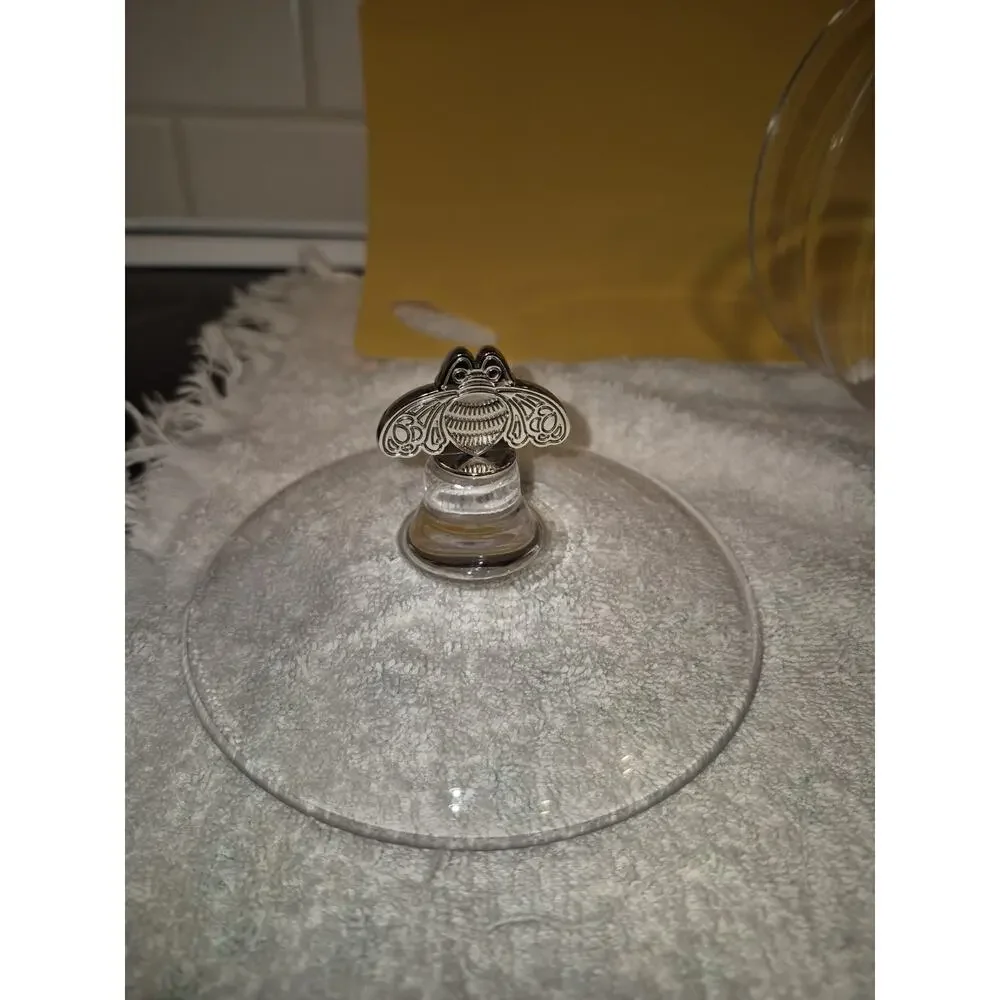 💥 PATRON Tequila Glass Canister Bee Super Rare